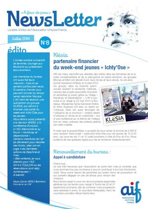 Lettre d'Infos N°8 (Juillet 2014)