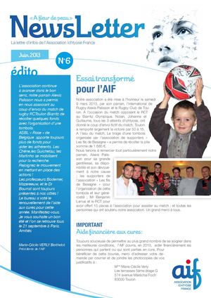 Lettre d'Infos N°6 (Juin 2013)