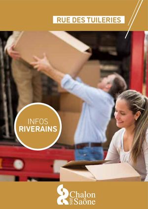INFOS RIVERAINS - RUE DES TUILERIES