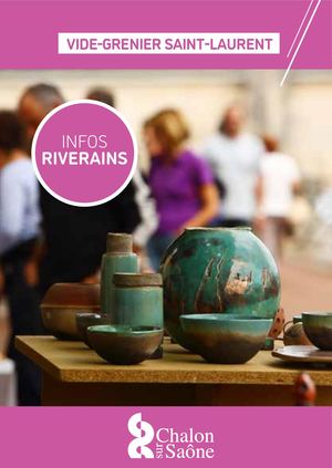 INFOS RIVERAINS - Vide Grenier Saint Laurent