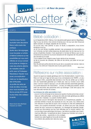 Lettre d'Infos N°2 (Janvier 2010)