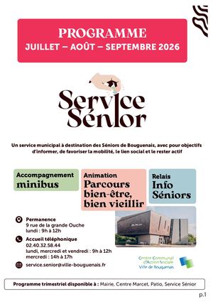 Service Senior Programme Juillet Aout Septembre