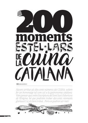 Els 200 Moments Estelars de la Cuina Catalana