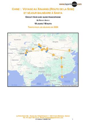 Voyage Au Xinjiang Et Séjour Balnéaire à Sanya