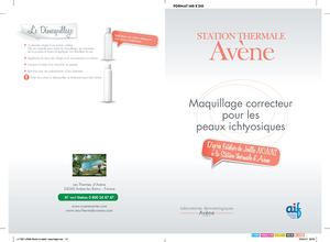 Brochure "atelier Avène maquillage"