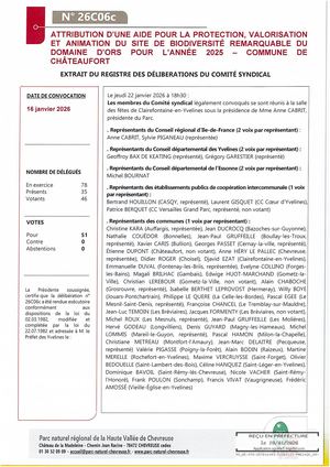 26c06c Attribution D Une Aide Pour La Protection Valorisation Et Animation Du Domaine D Ors Pour 2025 Commune De Chateaufort
