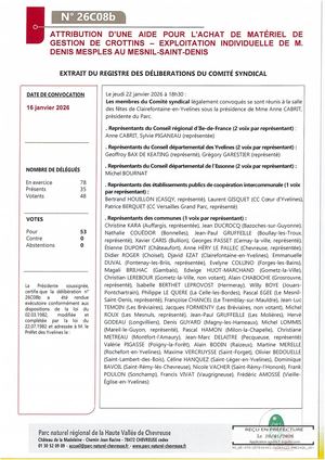 26c08b Attribution D Une Aide Pour L Achat De Materiel De Gestion De Crottins M Denis Mesples Au Mesnil Saint Denis