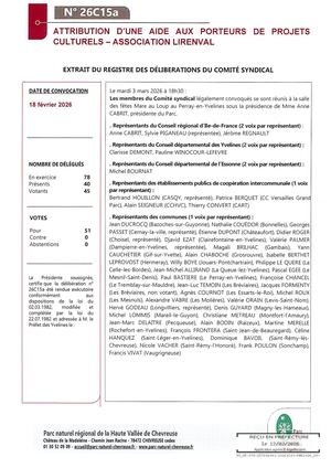 26c15a Attribution D Une Aide Aux Porteurs De Projets Culturels Association Lirenval