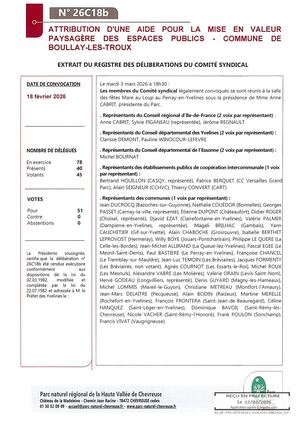 26c18b Attribution D Une Subvention Pour La Mise En Valeur Paysagere Des Espaces Publics Commune De Boullay Les Troux