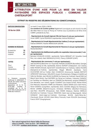 26c18c Attribution D Une Subvention Pour La Mise En Valeur Paysagere Des Espaces Publics Commune De Chateaufort
