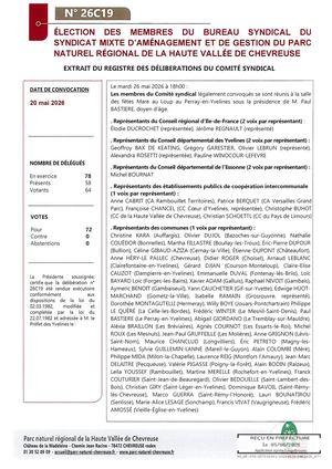 26c19 Election Des Membres Du Bureau Syndical