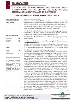 26c20 Election Des Vice Presidents
