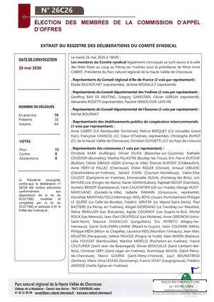 26c26 Election Des Membres De La Commission D Appel D Offres