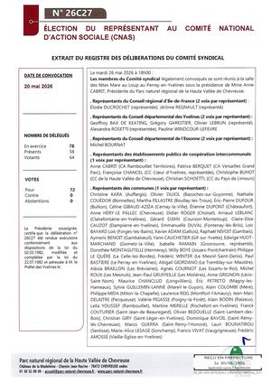 26c27 Election Du Representant Au Comite National D Action Sociale