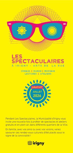 Dépliant Spectaculaires 2026