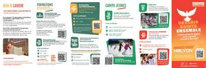 Dépliant Calendrier pastorale 11-17 ans