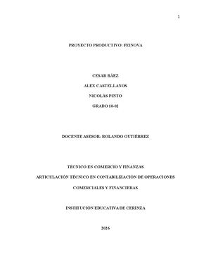 Proyecto Productivo Feinova 1