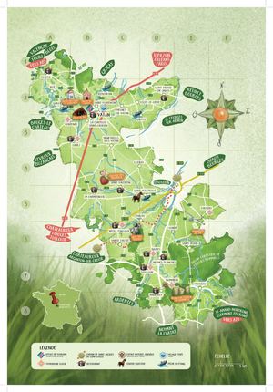 Carte Touristique En Champagne Boischauts