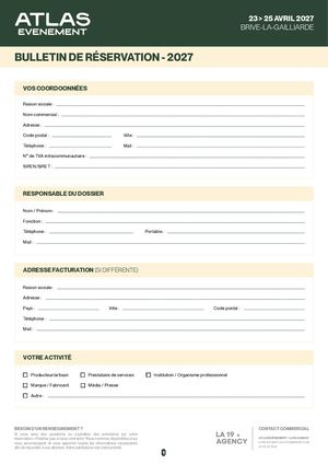 Atlas Contrat De Réservation 2027