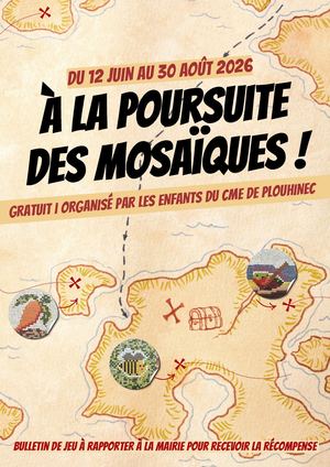 Bulletin de jeu  - À la poursuite des mosaïques