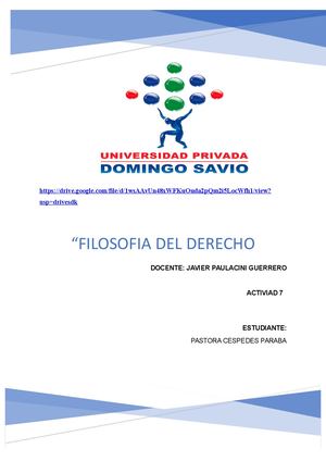 Trabajo Final De Filosofia Del Derecho