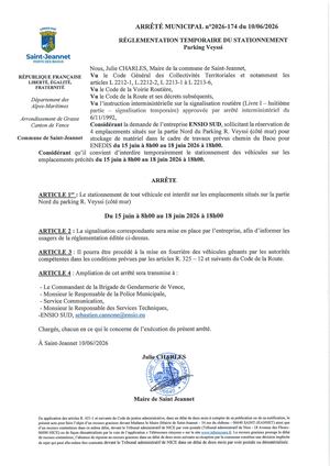 Am N°2026 174 Stat Parking Veyssi Ensio Sud