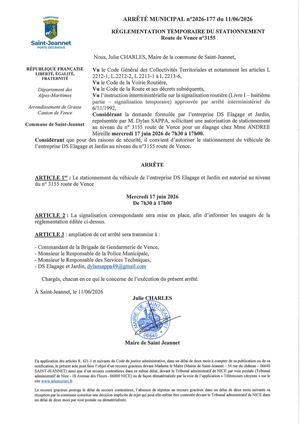 Am N°2026 177 Stat Route De Vence Ds Elagage Et Jardin