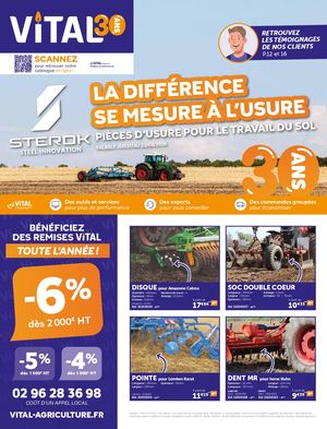 Spécial pièces d'usures - Travail du sol
