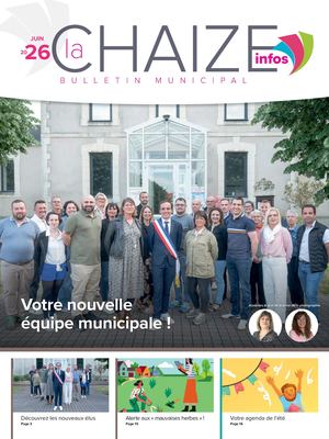 Bulletin municipal Juin 2026 La Chaize-le-Vicomte