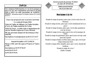 Bulletin Paroissial 11 2026