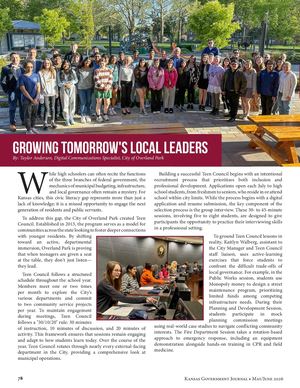 Growing Tomorrow's Local Leaders: Overland Park
