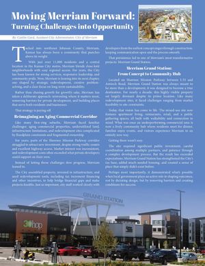 Moving Merriam Forward: Turning Challenges into Opportunity