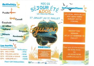 Camp à Eguzon