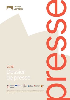 Orchestre des Alpes & du Léman - Dossier de presse