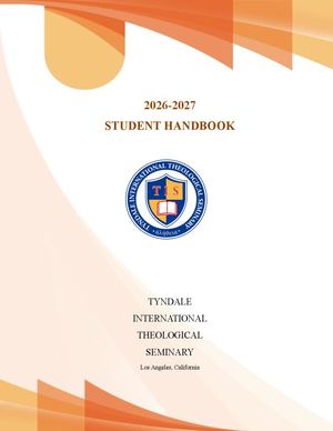 Tis Student Handbook 2026 2027