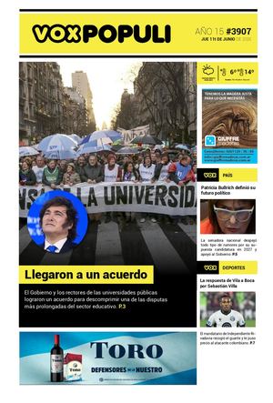 Tapa Vox Jueves 11 06 2026