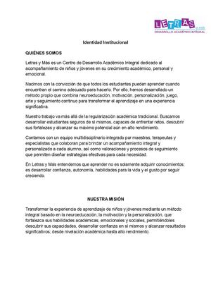 Letras Y Mas