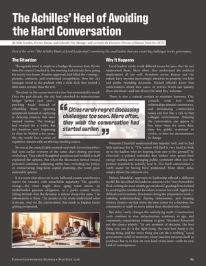 The Achilles’ Heel Of Avoiding The Hard Conversation