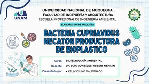 Maqueta Biotecnología