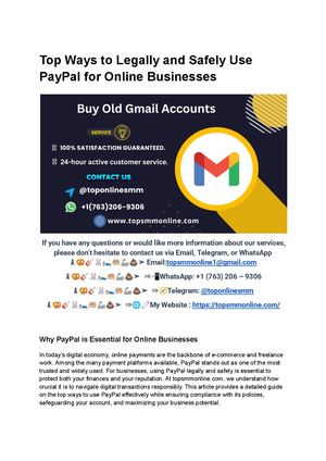 Top Ways To Legally And Safely Use Pay Pal For Online Businesses