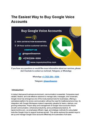 The Easiest Way To Buy Google Voice Accounts (1)
