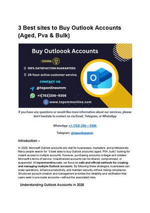 3 Best Sites To Buy Outlook Accounts (Aged, Pva & Bulk) (1)