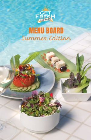 The Menu Board: Summer Edition