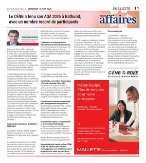 Voix des Affaires 12 juin 2026
