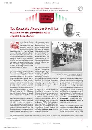 La Casa de Jaen en Sevilla, el alma de una provincia en la capital hispalense