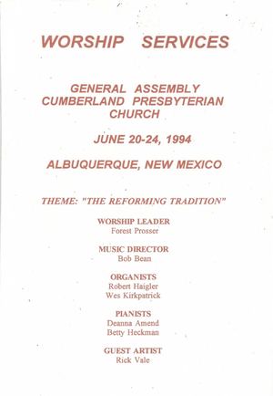 1994 General Assembly Worship