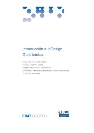 Introduccio N A In Design