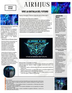 Periódico Reporte Corporativo Blanco Y Gris
