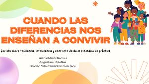 Cuándo Las Diferencias Enseñan Convivir (1)