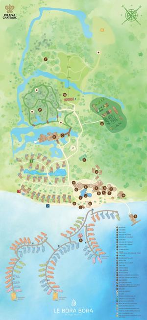 Le Bora Bora_Garden map